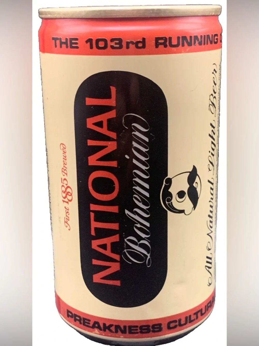 Vintage Beer Can National Bohemian Triple Crown Winners Empty Preakness 1978